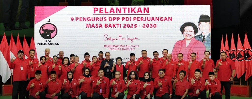 Megawati Melantik Pengurus DPP PDI Perjuangan Periode 2025-2030