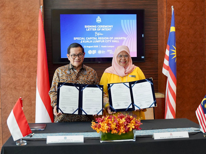 Jakarta-Kuala Lumpur Pererat Hubungan melalui Sister City