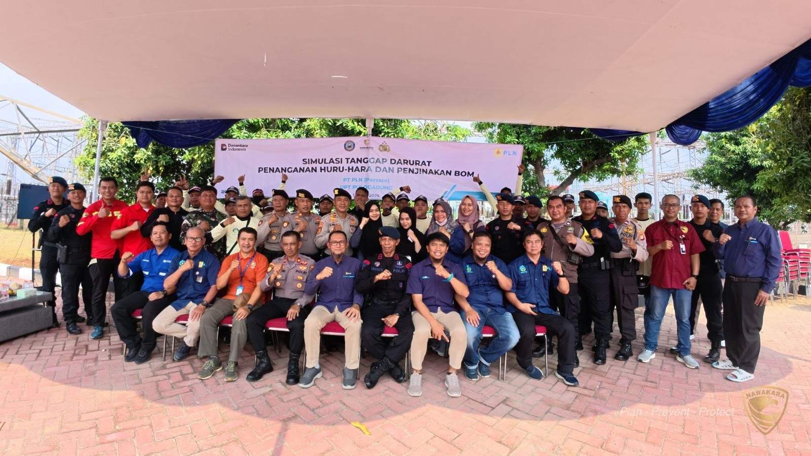 Tingkatkan Kolaborasi, PLN Bersama Nawakara Gelar Simulasi Huru Hara dan Penjinakan Bom Demi Perkuat Keamanan Listrik Nasional