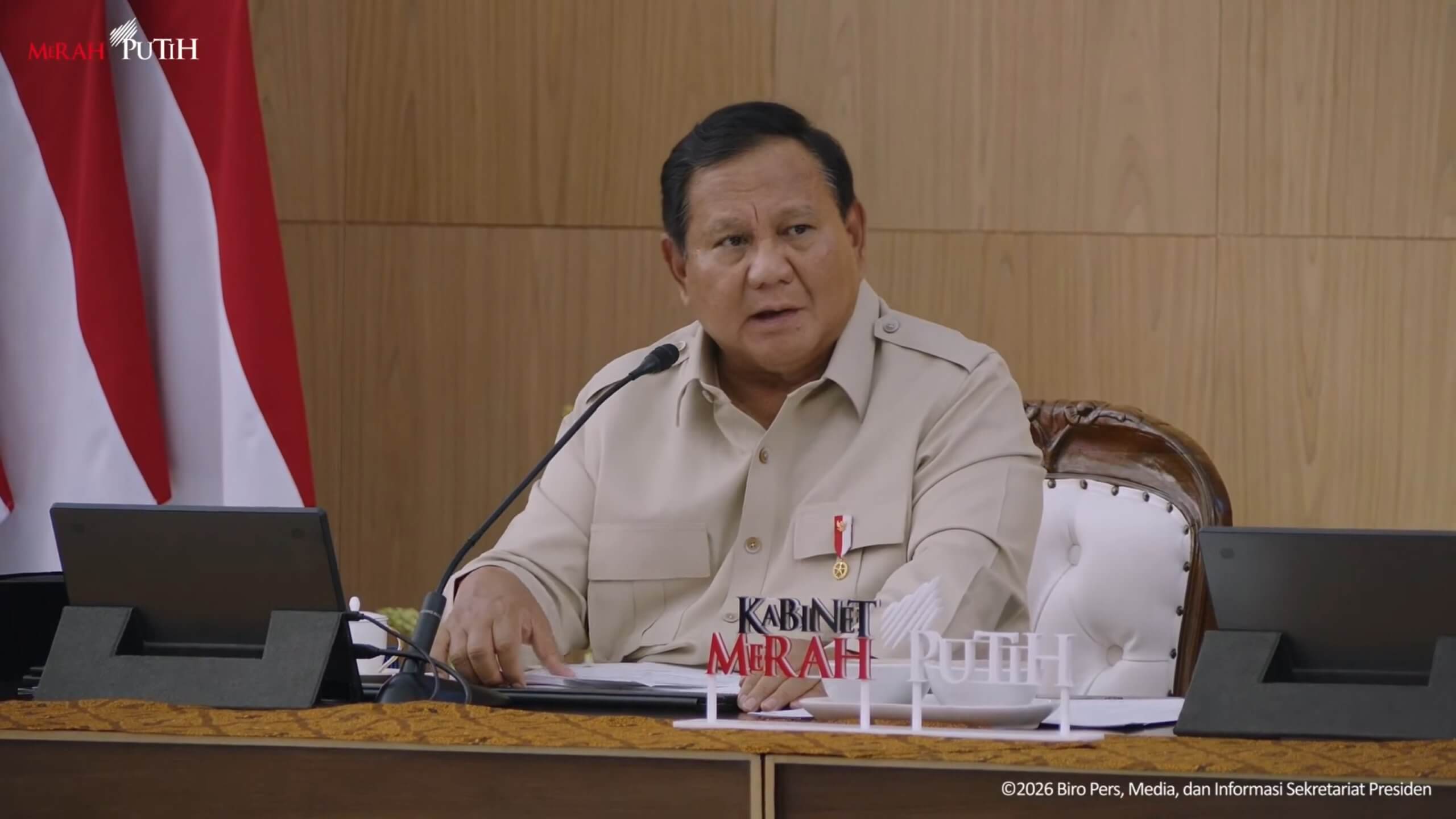 Retreat Kabinet oleh Presiden Prabowo di Hambalang